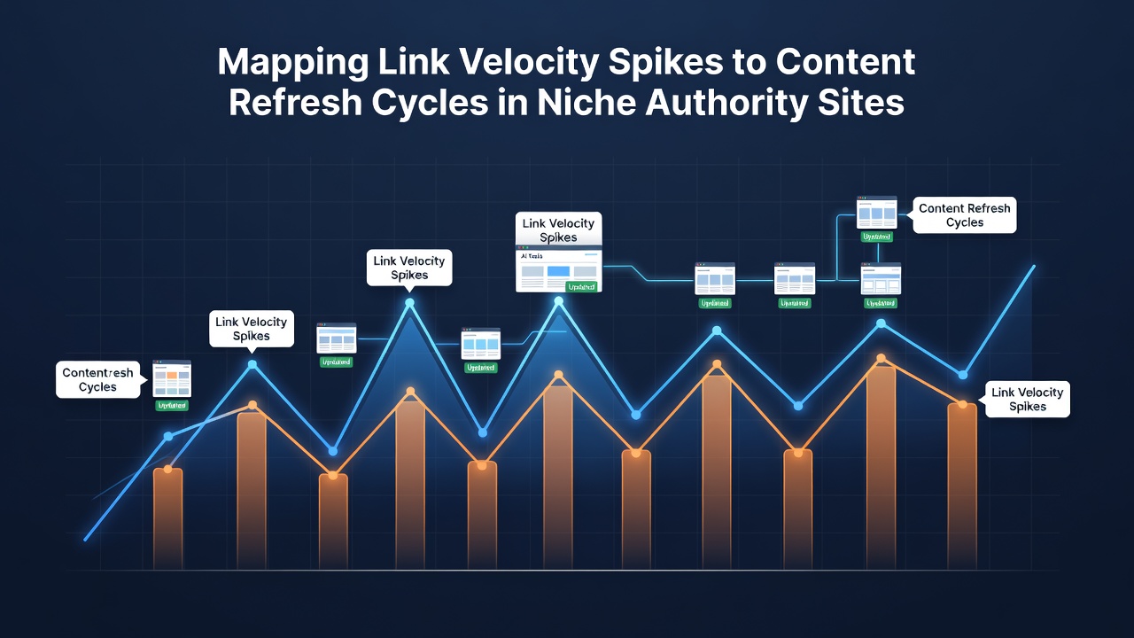 Mapping Link Velocity Spikes to Content Refresh Cycles in Niche Authority Sites